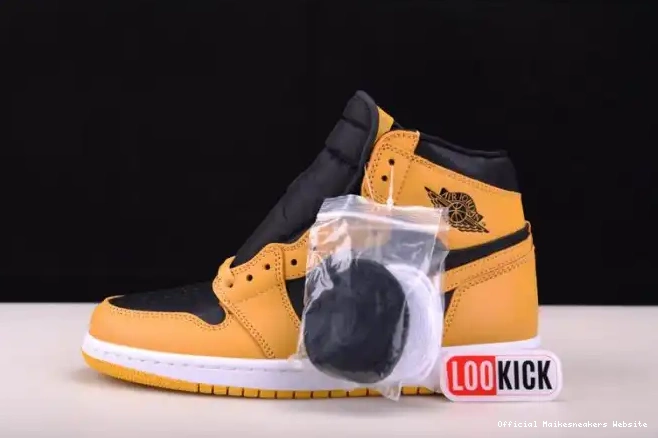 Official Maikesneakers High Jordan Retro 555088-701 Air OG 1 Pollen 0415
